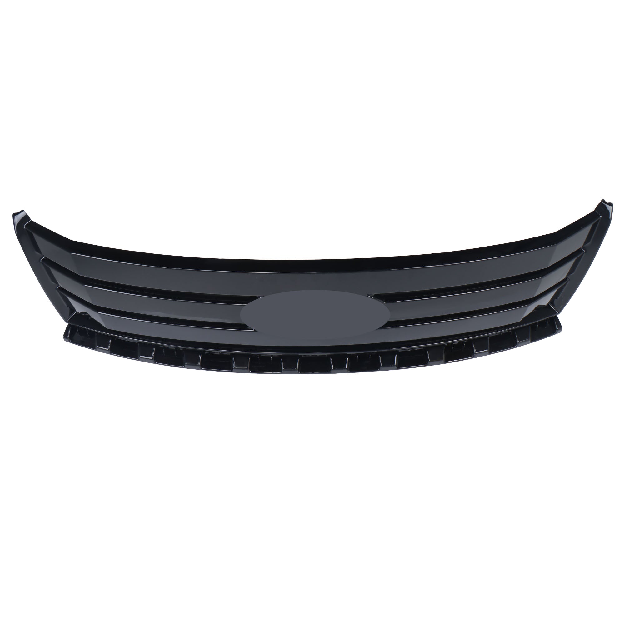 TOPPARTZ Front Bumper Upper Grille Gloss Black For 2007 2008-2010 Ford Edge