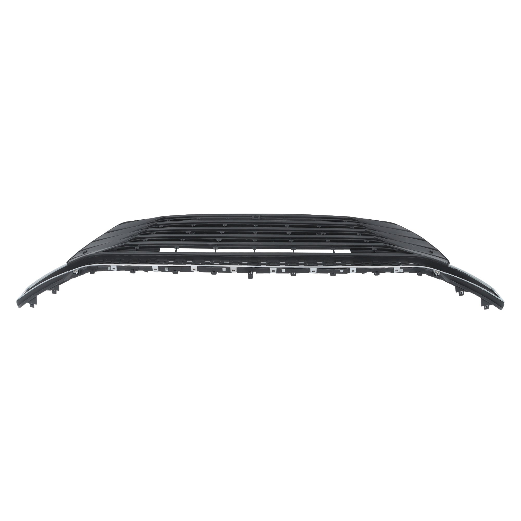TOPPARTZ Front Lower Grille For 2021-2023 Toyota Sienna Matte Blk+Chrome Plastic