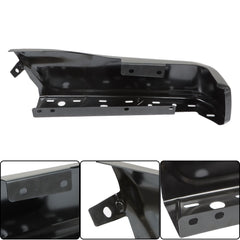 TOPPARTZ Black Steel Rear Right Passenger Side Bumper Face Bar without Parking Assist Sensor Hole Replacement for 2015-2020 F150