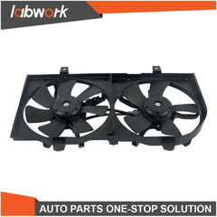 TOPPARTZ Radiator Condenser Cooling Fan Assembly 2002 2003-2006 For Nissan Sentra