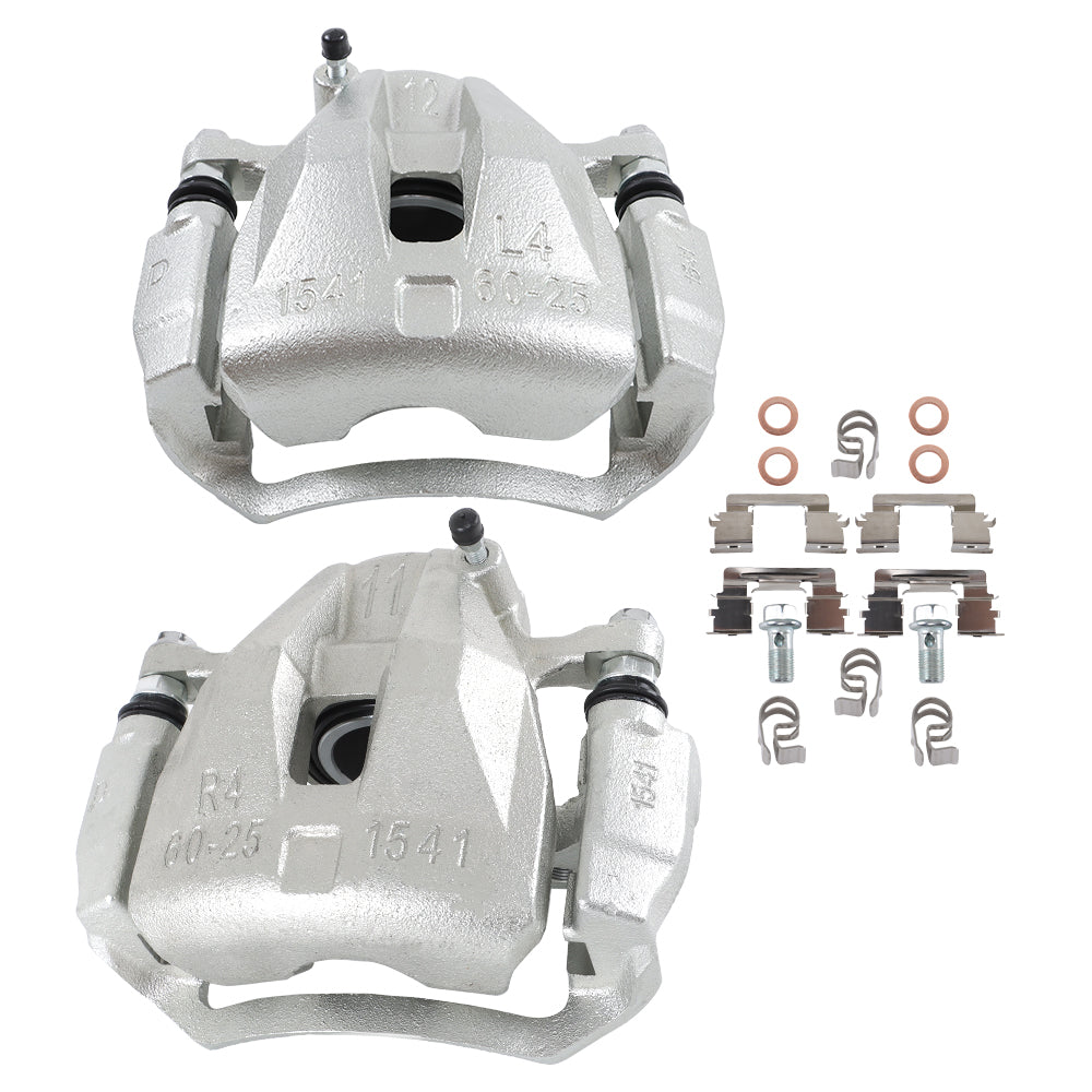 TOPPARTZ Front Disc Brake Caliper w/ Bracket For 2005-2015 Toyota Tacoma L4 2.7L