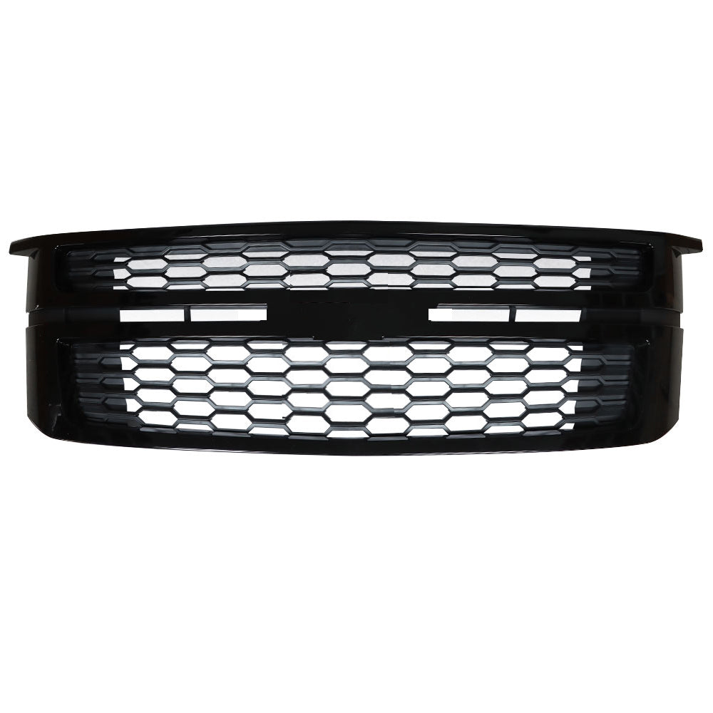 TOPPARTZ Front Upper Grille Assembly For 2015-2020 Chevy Tahoe Suburban LS LT black