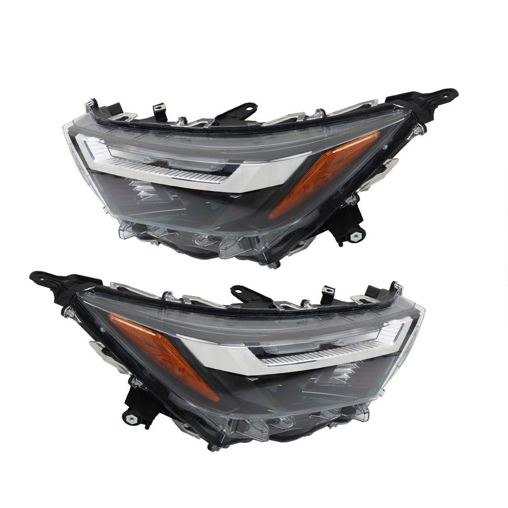 TOPPARTZ Left+Right Headlights For 2022 2023 Toyota RAV4 XLE LED Type Headlamps