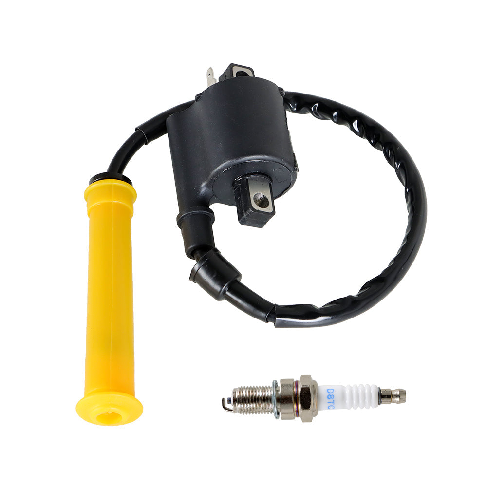 For Honda Rancher 420 2007-2013 30510-HP5-601 Ignition Coil & Spark Plug W/Cap