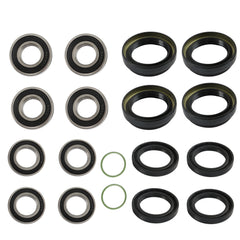 For Yamaha Rhino 450 660 700 Front Rear Wheel Bearings Seals Kits 2005-2013