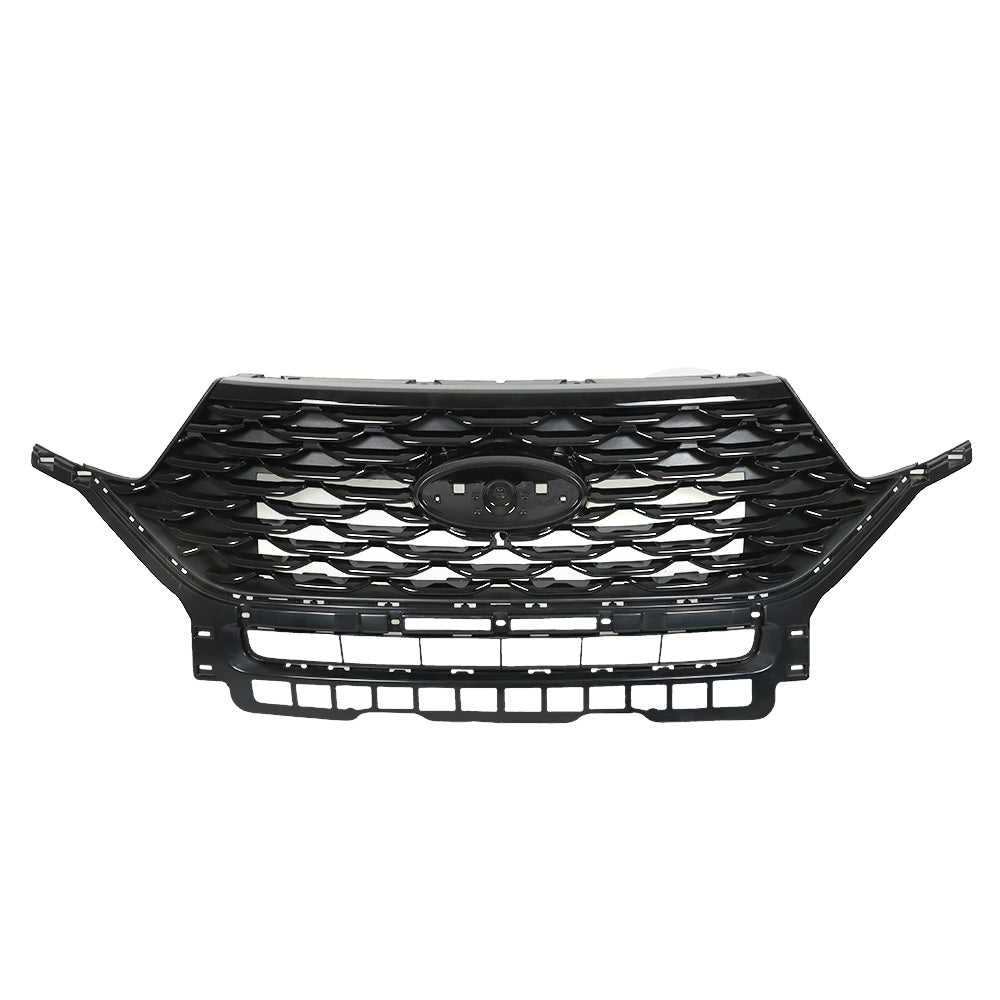TOPPARTZ Front Grille For 2020-2022 Ford Explorer LB5Z-8200-GC Gloss Black