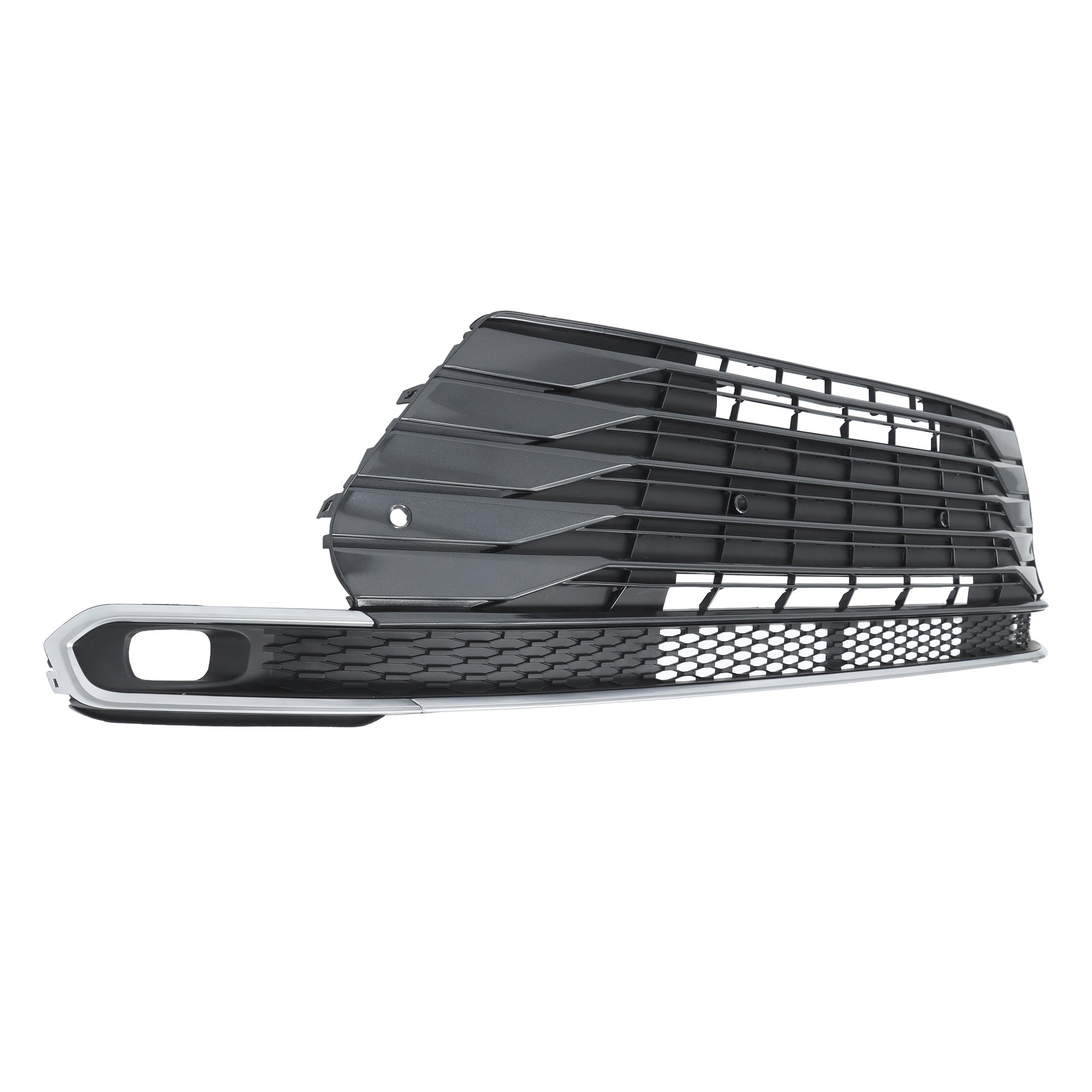 TOPPARTZ Lower Grille Gloss Blk W/ Sensor Hole For 2021-23 Toyota Sienna Plastic