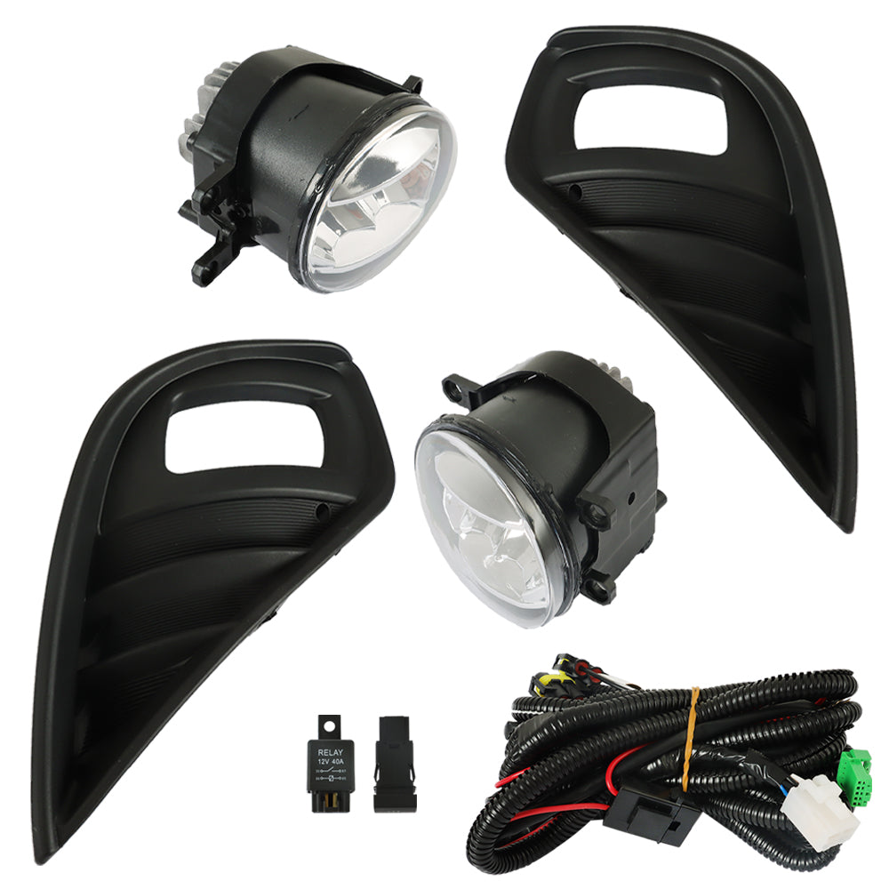 TOPPARTZ Right&Left LED Fog Lights For 2020-2022 Toyota Highlander W/Switch Wires