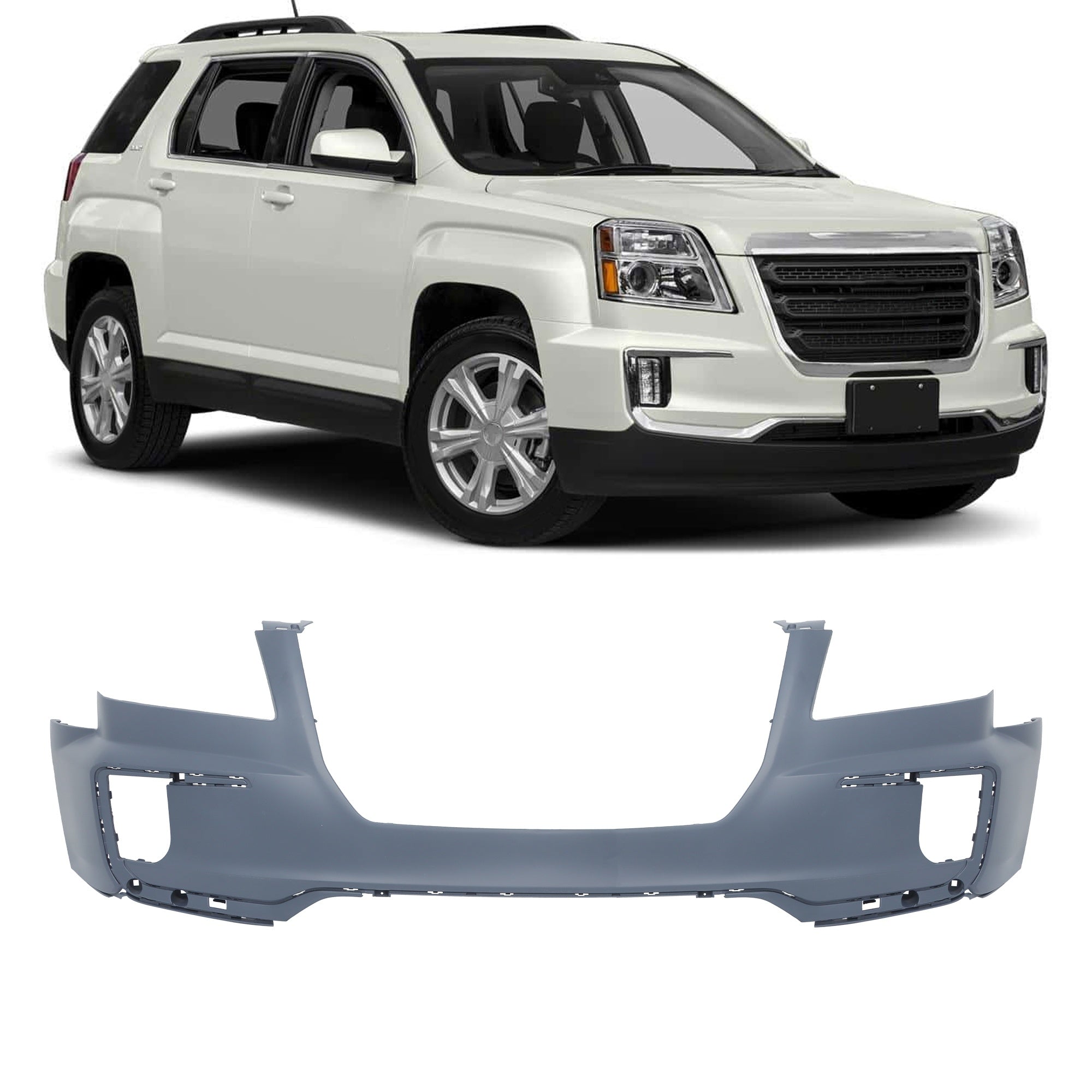 TOPPARTZ Front Upper Bumper Cover Fascia For GMC Terrain 16-17 Primed GM1014121