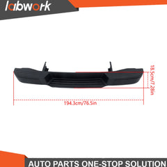 TOPPARTZ Rear Bumper Assembly For Nissan NV1500 NV2500 2012-2021 Primered Steel