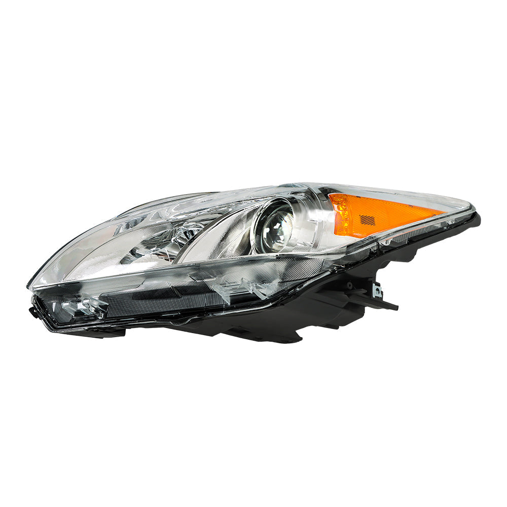 TOPPARTZ LH+RH Headlights Headlamps For Toyota Prius 2012-2015 Driver & Passenger
