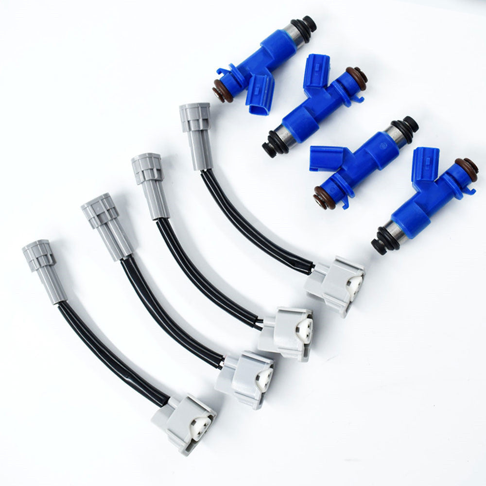 TOPPARTZ Fuel Injectors w/ Adapters For 1997-2001 Honda?Civic Acura?Integra 4pcs