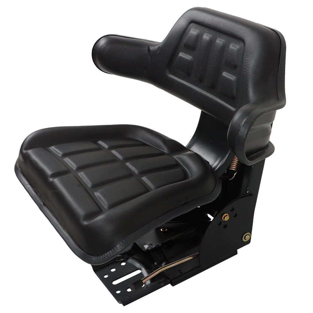 Black Tractor Suspension Seat For Ford / New Holland 4000 4100 4600 4610 5100