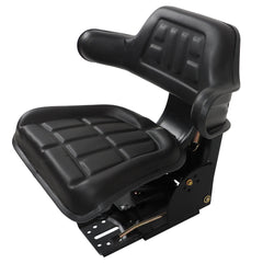 Black Tractor Suspension Seat For Ford / New Holland 4000 4100 4600 4610 5100