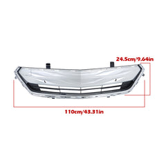 TOPPARTZ Front Lower Grille Silver 84036280 Grill For 2016-2019 Chevrolet Volt