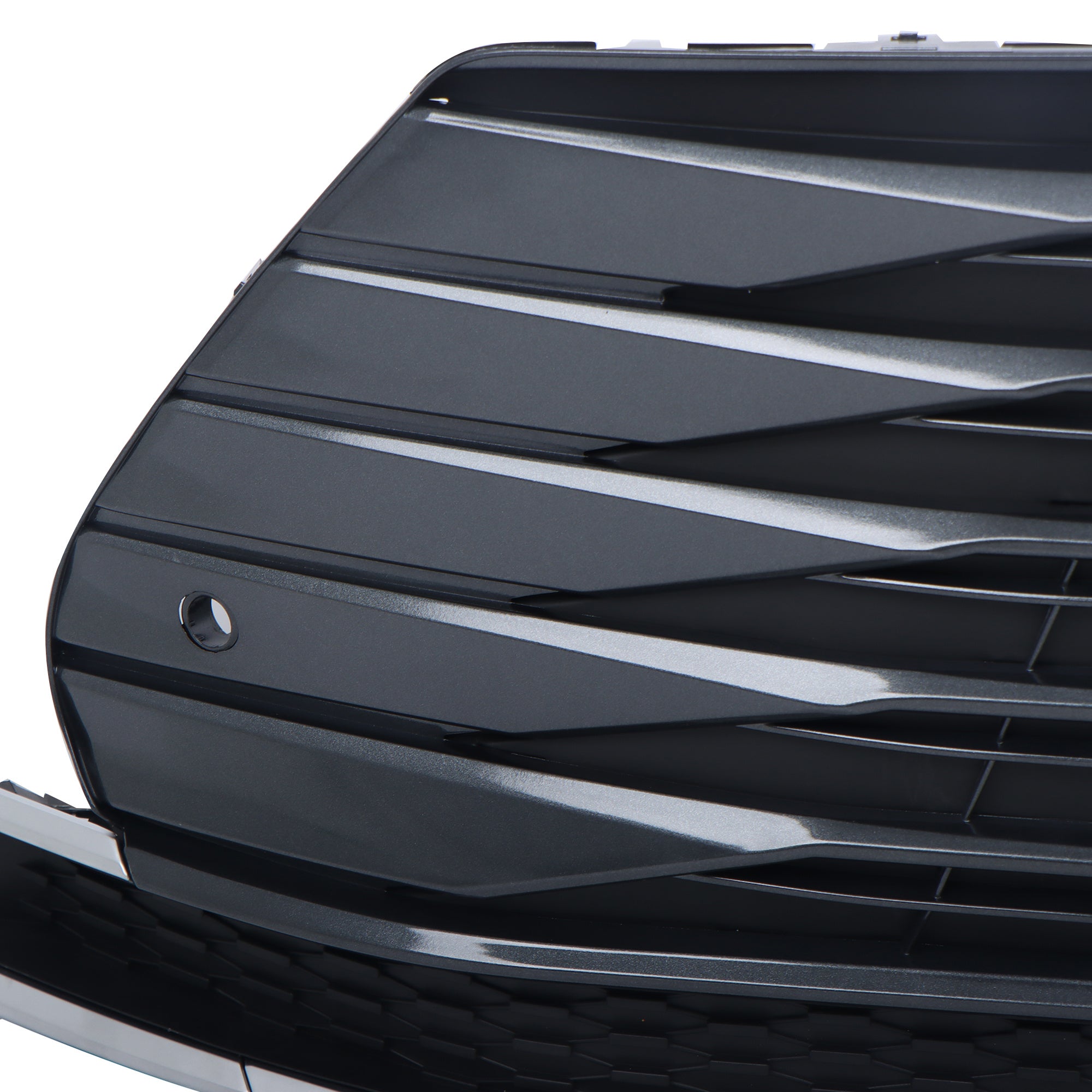TOPPARTZ Front Lower Grille For 21-2023 Toyota Sienna W/ Sensor Hole&Camera Hole