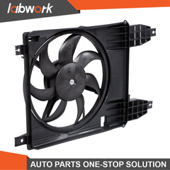 TOPPARTZ Radiator Cooling Fan w/ Shroud Assembly 2009-11 For Chevrolet Aveo Aveo5