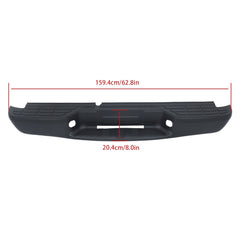 TOPPARTZ Rear Bumper Assembly For 1998-2004 Chevrolet S10 GMC Sonoma Fleetside