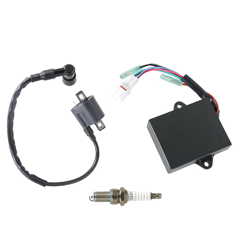 Ignition Coil CDI Spark Plug For Yamaha Badger/Grizzly 80 Raptor 80 YFM80