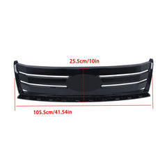 TOPPARTZ Front Bumper Upper Grille Gloss Black For 2007 2008-2010 Ford Edge