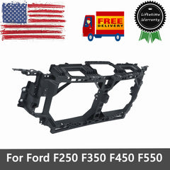 TOPPARTZ Super Duty Radiator Bracket Header Panel For Ford F250 F350 F450 F550