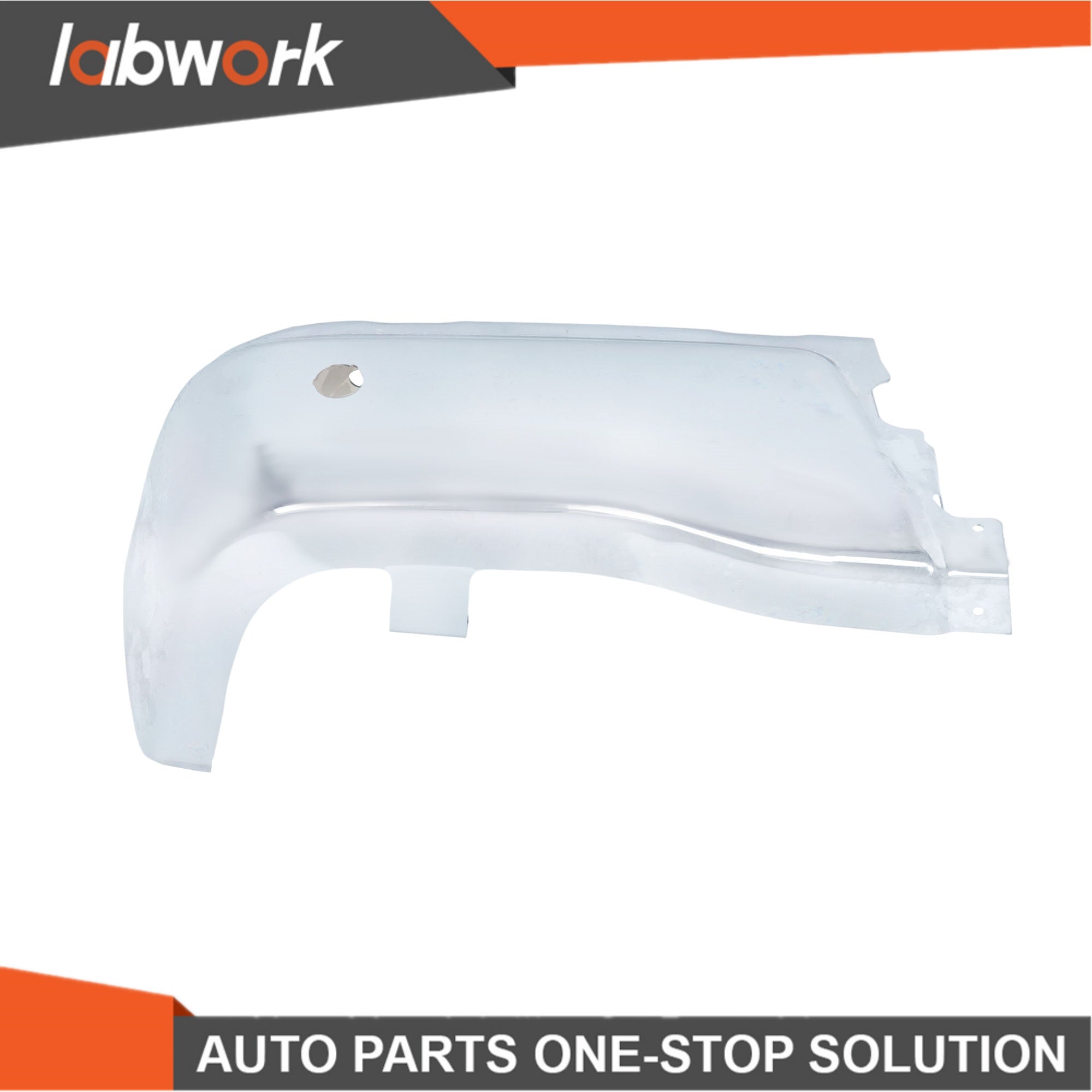 TOPPARTZ Rear Left Driver Side Bumper End For Ford Ranger 19-23 Chrome With Holes