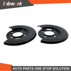 TOPPARTZ Pair LH & RH Brake Plates Dust Shield for Ford F-250 F-350 Super Duty
