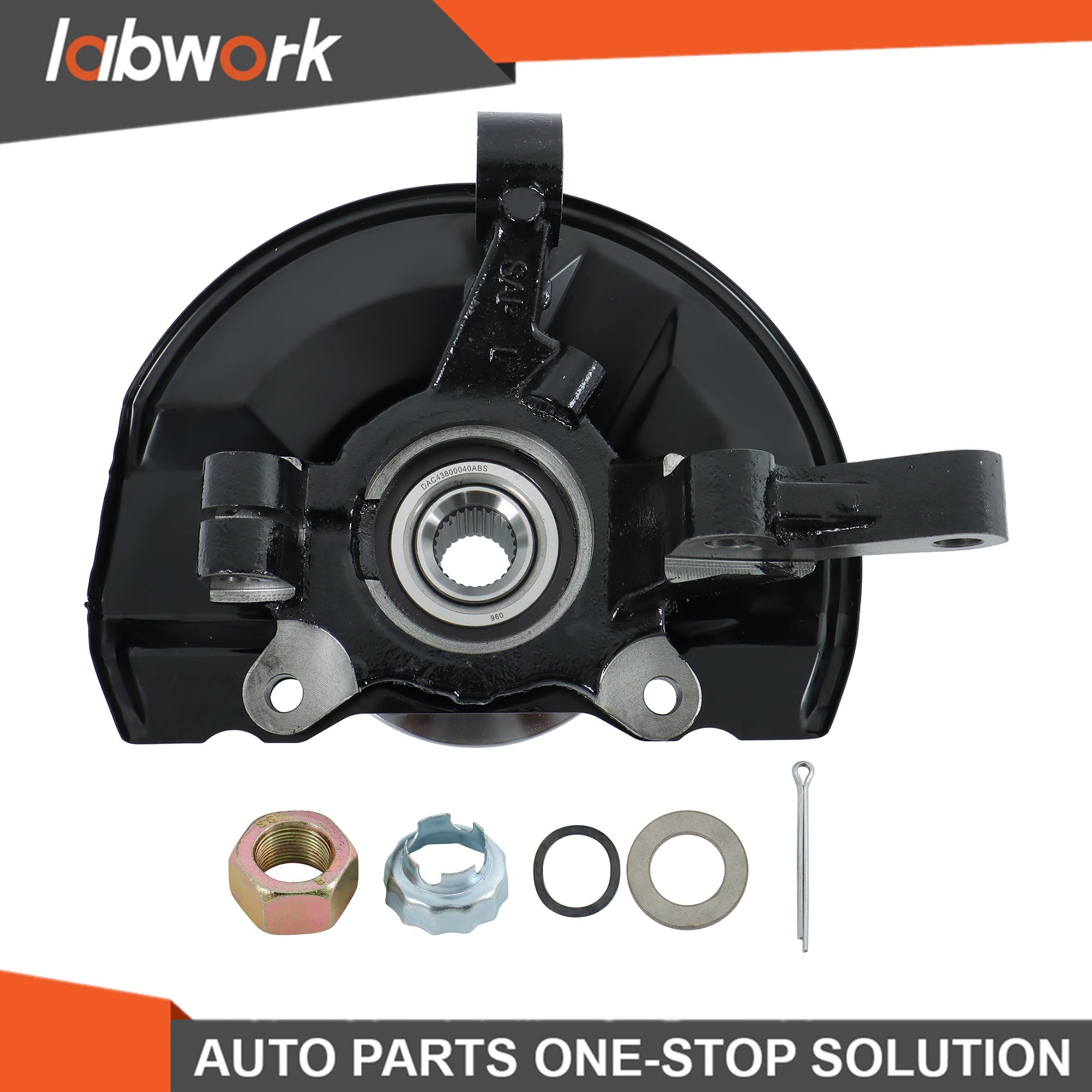 TOPPARTZ Front Left Steering Knuckle & Hub Bearing Assy for Mitsubishi Outlander