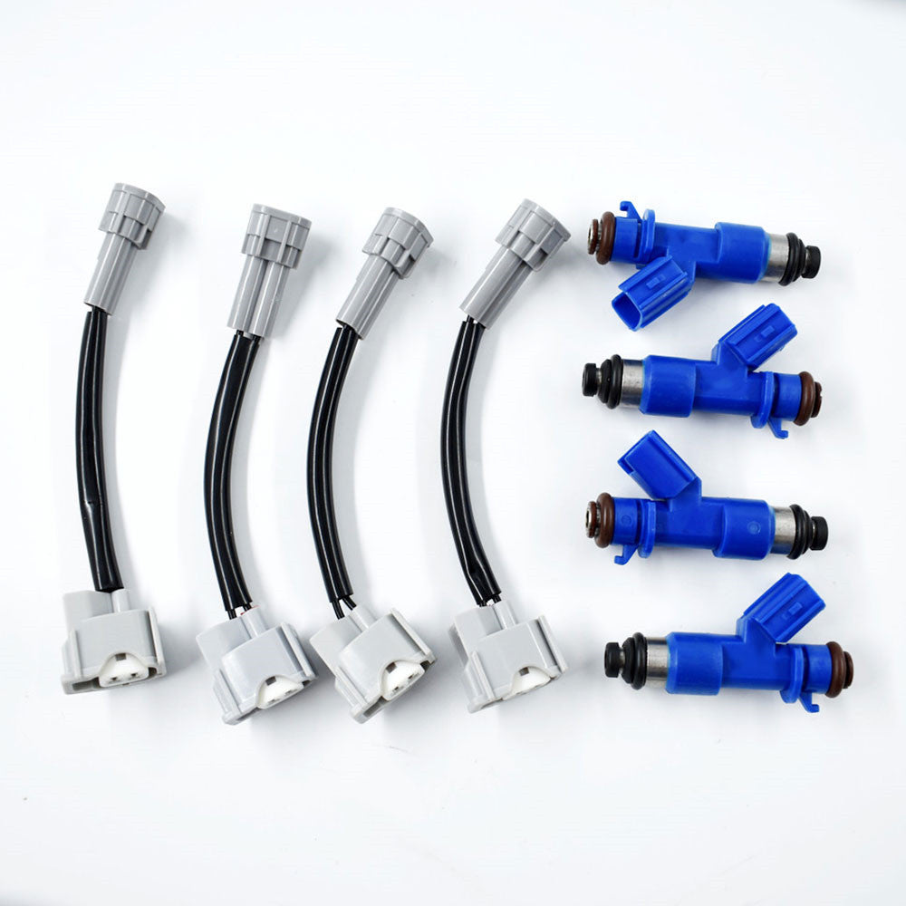 TOPPARTZ Fuel Injectors w/ Adapters For 1997-2001 Honda?Civic Acura?Integra 4pcs