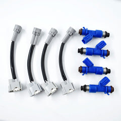 TOPPARTZ Fuel Injectors w/ Adapters For 1997-2001 Honda?Civic Acura?Integra 4pcs