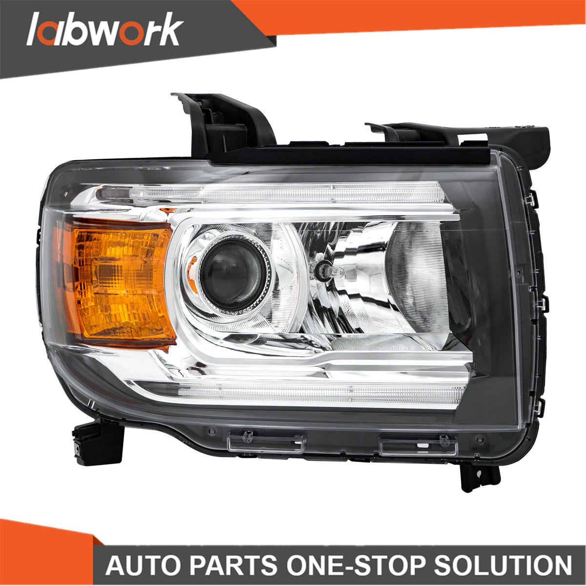 TOPPARTZ Headlights For GMC Canyon 2015-2022 Halogen W/LED DRL Projector Right