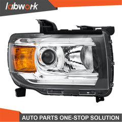 TOPPARTZ Headlights For GMC Canyon 2015-2022 Halogen W/LED DRL Projector Right