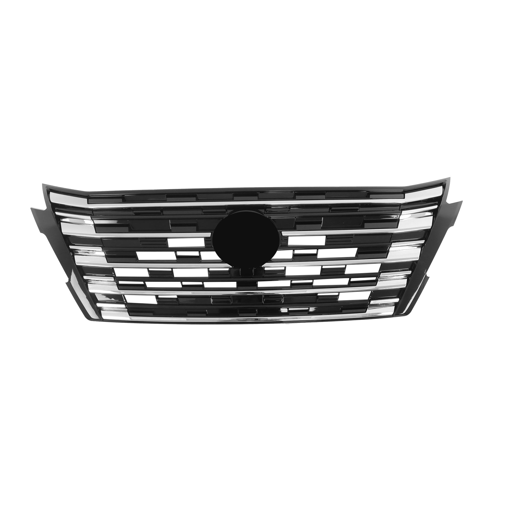 TOPPARTZ Front Grille Chrome & Black For 2024-2025 Nissan Rogue W/O Camera Hole