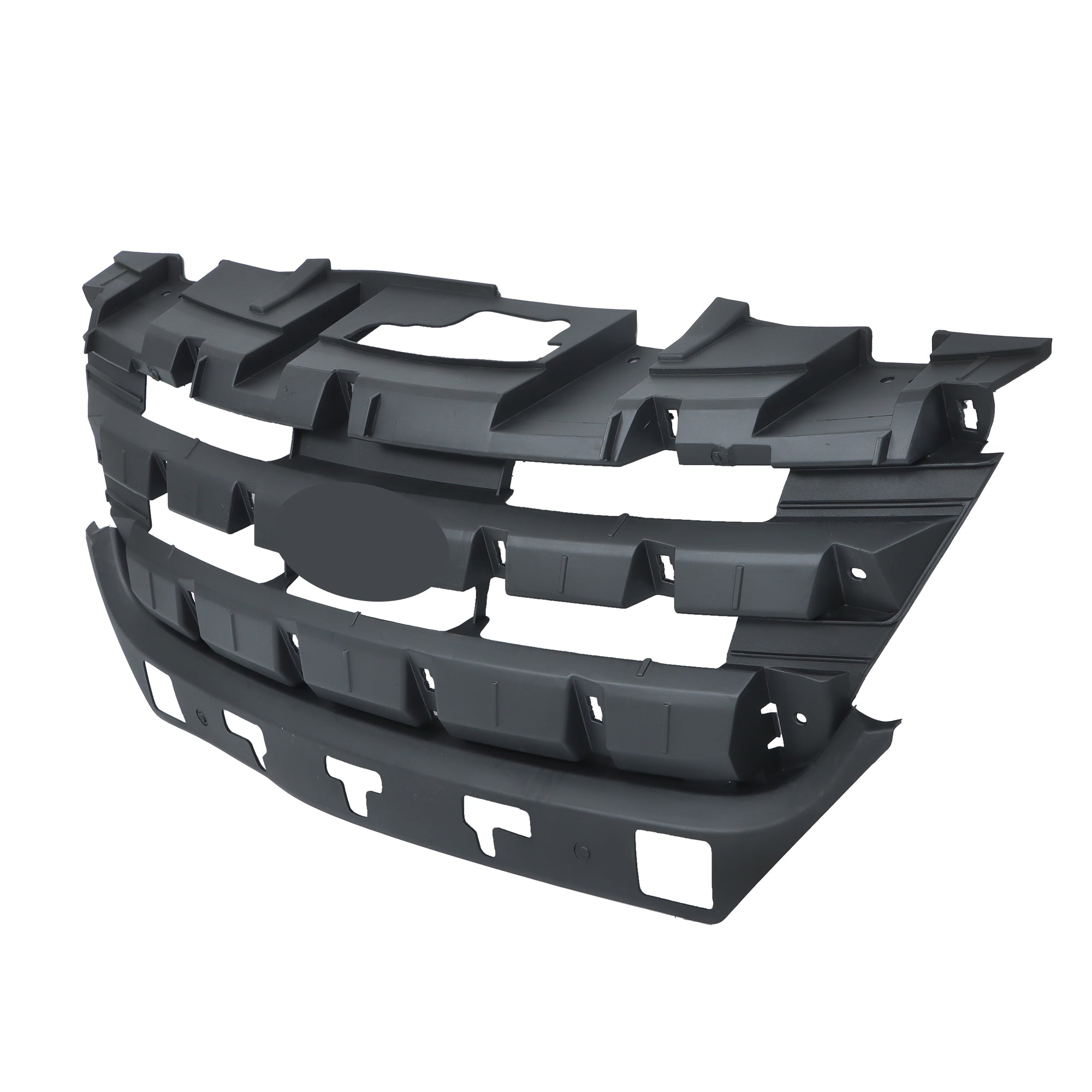 TOPPARTZ Front Grille + Chrome Grill Trim Plastic For 2010 2011 2012 Ford Fusion