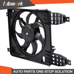 TOPPARTZ Radiator Cooling Fan w/ Shroud Assembly 2009-11 For Chevrolet Aveo Aveo5