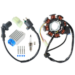 ATV Ignition Coil Spark Plug Regulator Stator For Polaris Outlaw 90/50 2008-2014