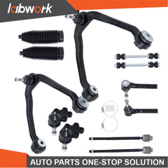 TOPPARTZ Front Upper Control Arm Tierod Sway Bar For Chevy Silverado GMC Sierra