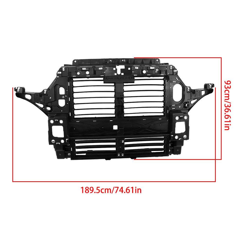 TOPPARTZ Radiator Support Assembly Shutter With Motor For 2020-2022 Ford Explorer