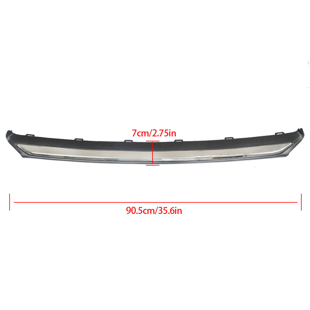 TOPPARTZ Front Bumper Trim Plastic For 2013 2014 2015 Honda Accord Chrome Plastic