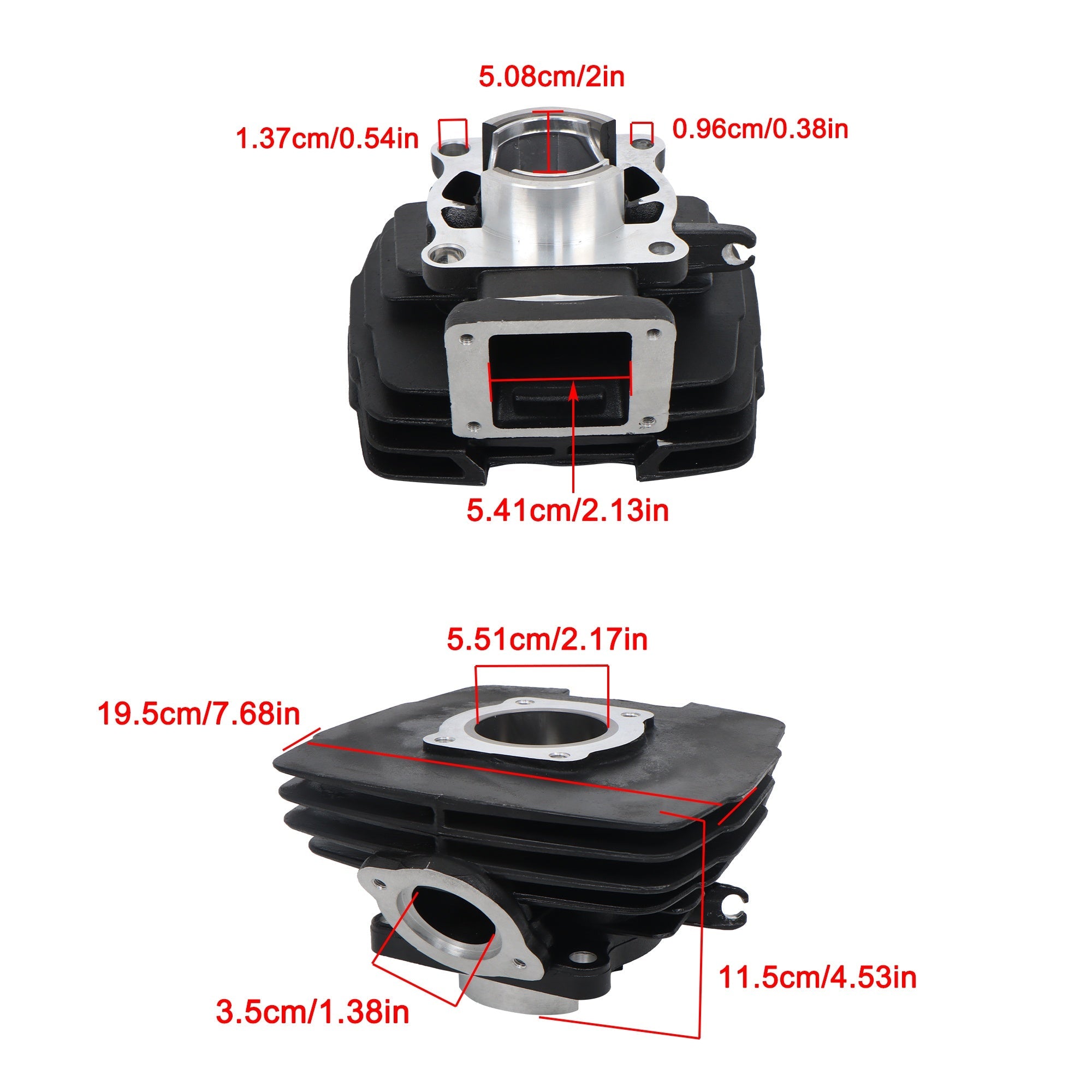 Set For YAMAHA DT125 DT125A 125B 125cc Piston Cylinder Gasket Kit 1974-1981 56mm