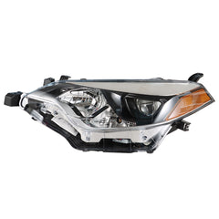 TOPPARTZ Fit For 2014-2016 Toyota Corolla Driver Side Chrome Housing Headlamp Headlight