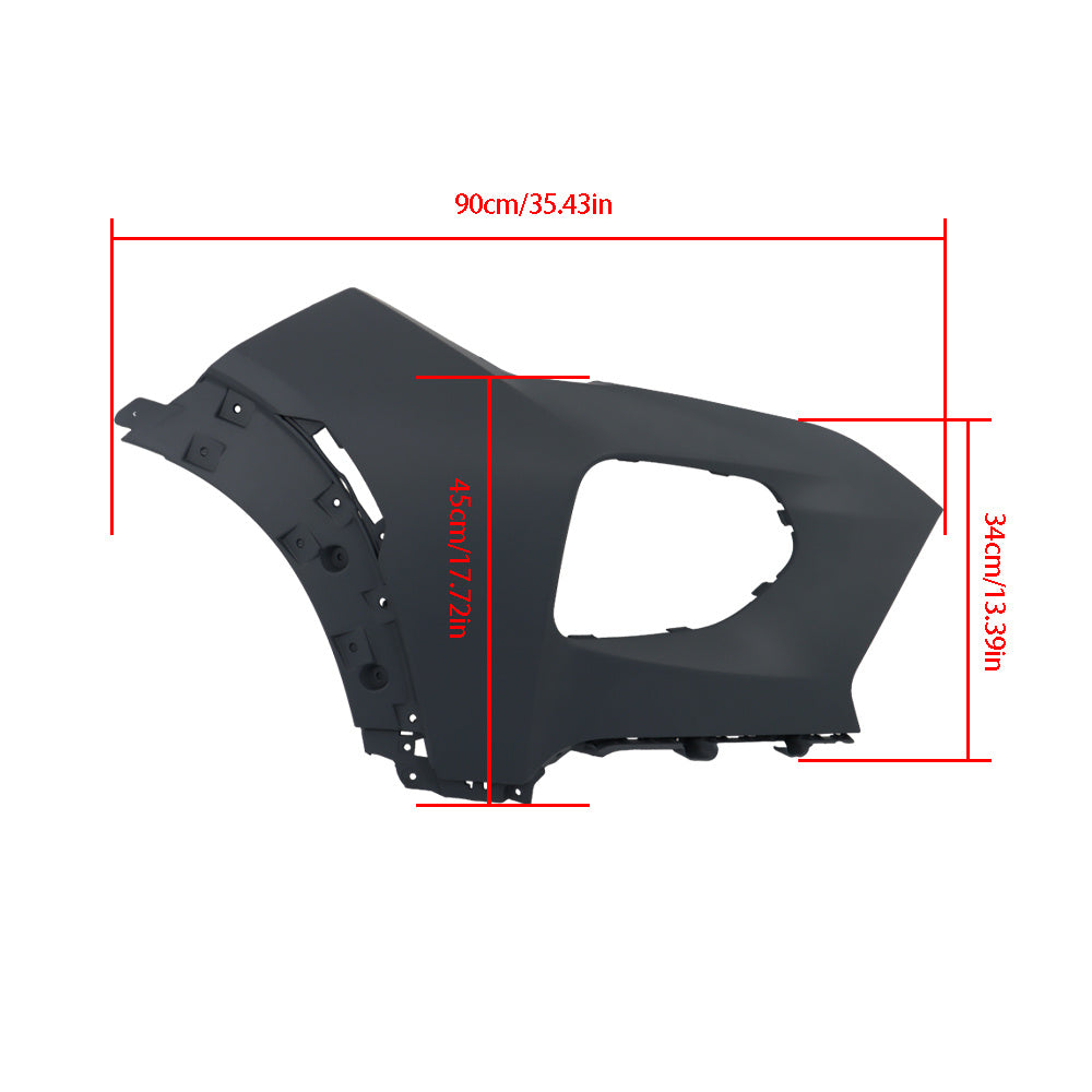TOPPARTZ RH Bumper Cover Front For 2021-2022 Chevy Trailblazer (Except RS)