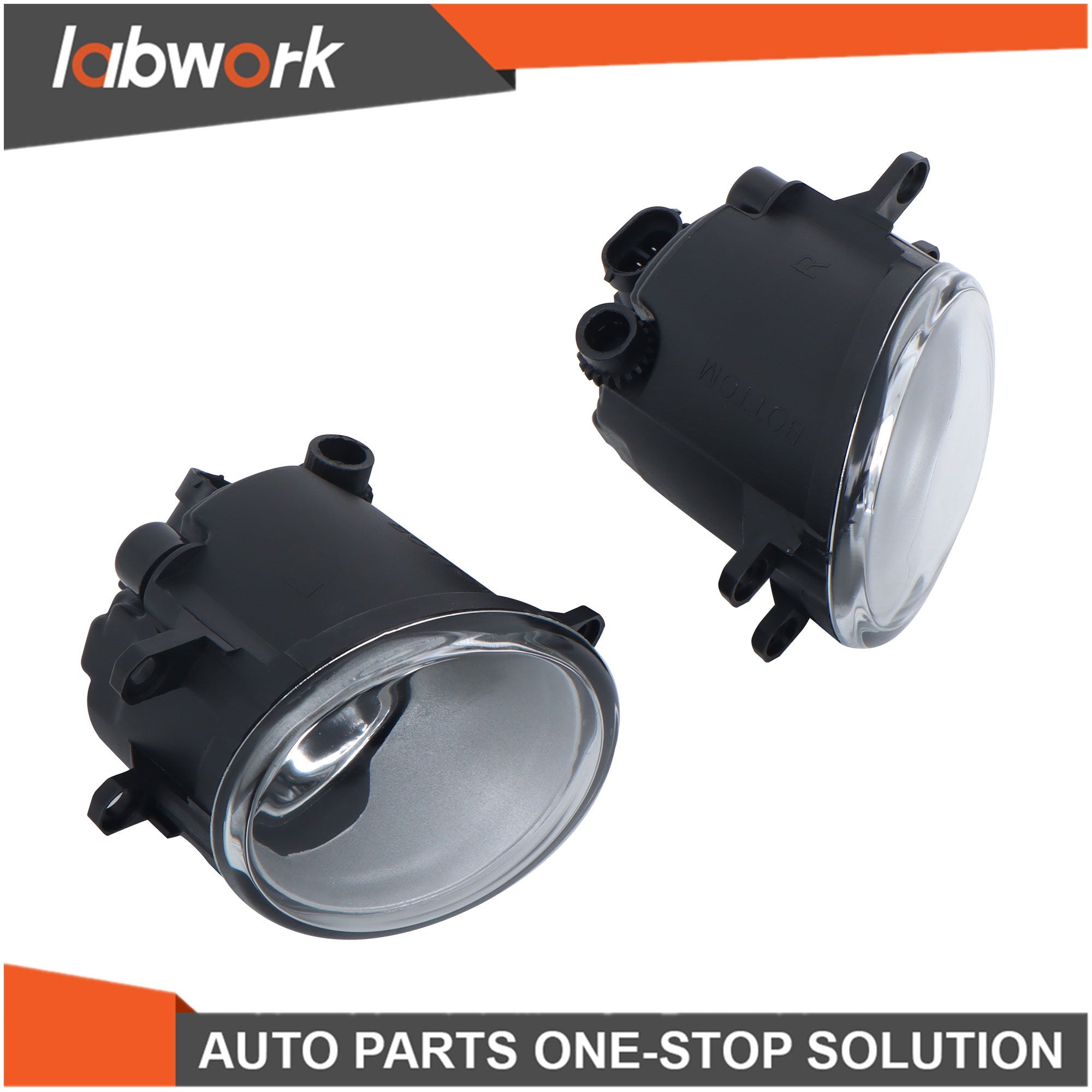 TOPPARTZ Fog Lights Lamp+Cover Fit For Toyota Yaris 2 Door Hatchback 2006-2008