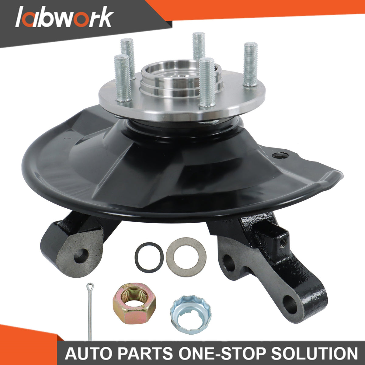 TOPPARTZ Front Left Steering Knuckle & Hub Bearing Assy for Mitsubishi Outlander