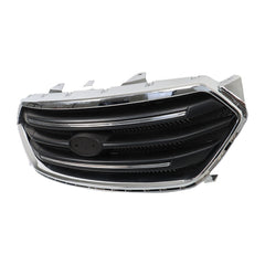TOPPARTZ Front Upper Grille For 2013-19 Ford Taurus Matte Black W/Chrome Trim