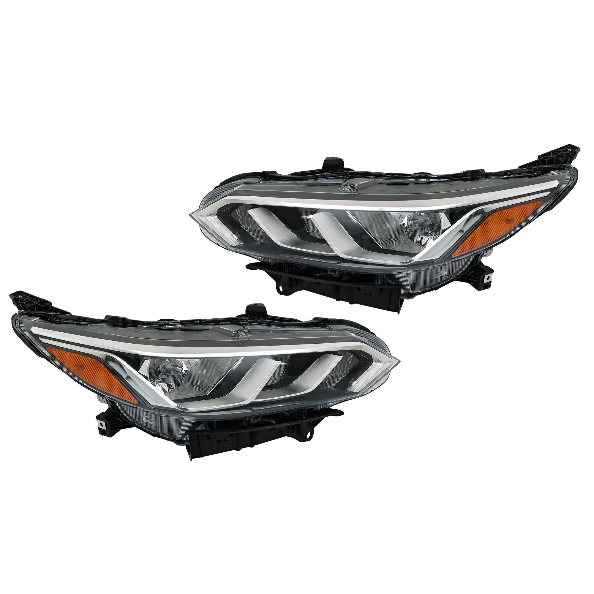 TOPPARTZ Left+Right Headlights For 2020-2022 Nissan Sentra S/SV Halogen Headlamps 260606LB0A