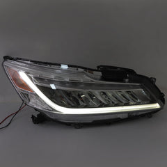 TOPPARTZ Right+Left Full LED Headlights Chrome For 2016-2017 Honda Accord Sedan