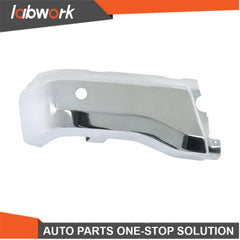 TOPPARTZ Rear Bumper End Set (LH+RH) For Ford Ranger 2019-23 Chrome With Holes