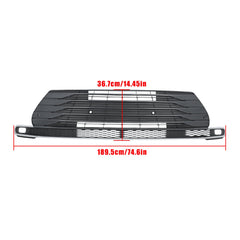 TOPPARTZ Lower Grille Gloss Blk W/ Sensor Hole For 2021-23 Toyota Sienna Plastic
