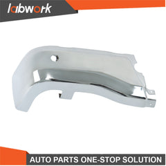 TOPPARTZ Rear Bumper End Set (LH+RH) For Ford Ranger 2019-23 Chrome With Holes